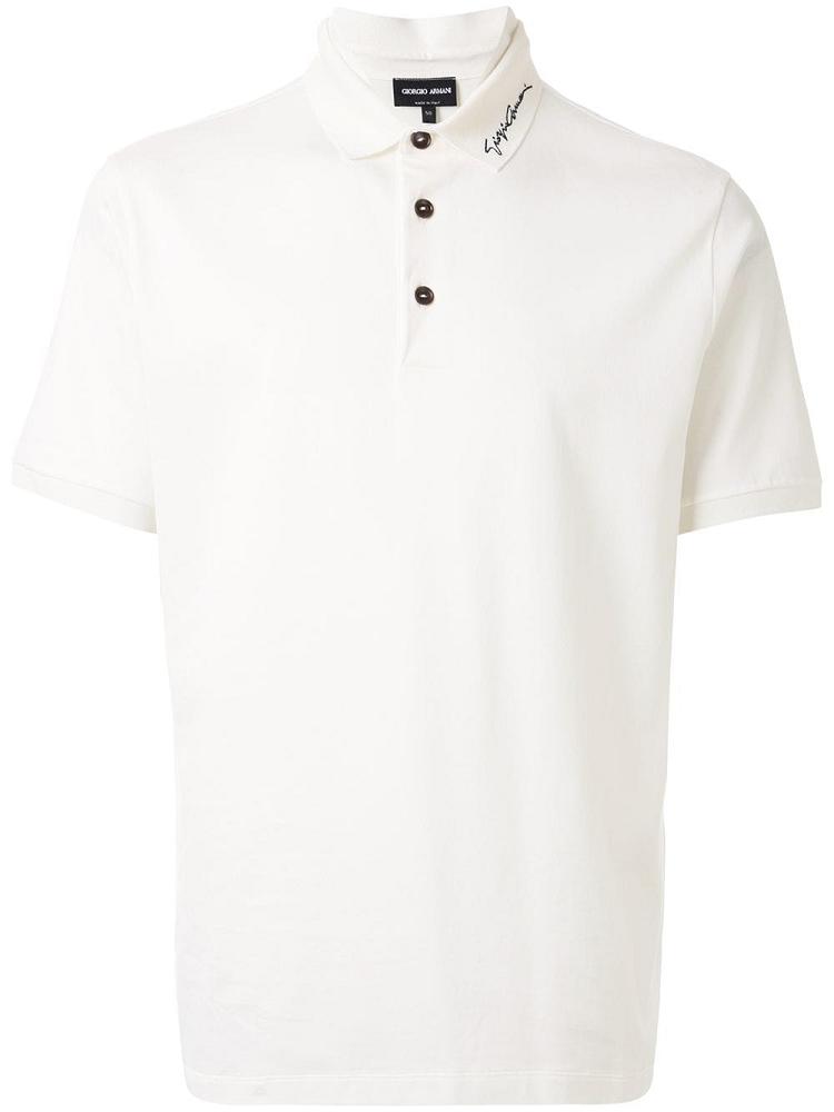 Camiseta Giorgio Armani Corta Sleeve Polo Hombre Blancas | FLI6SJLO