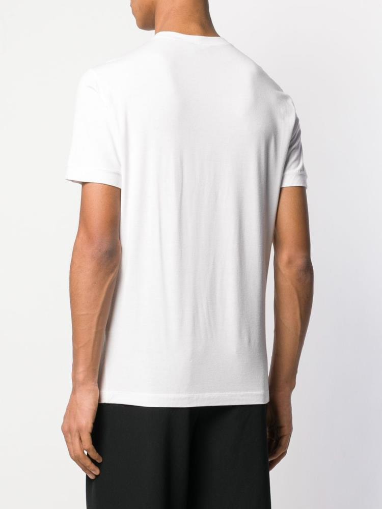 Camiseta Giorgio Armani Slim Fit Hombre Blancas | 3TLCRUO1