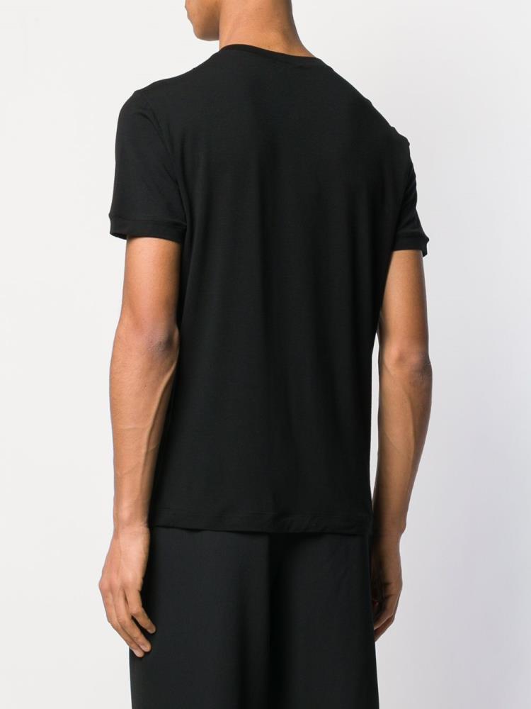 Camiseta Giorgio Armani Slim Fit Hombre Negras | NK9C12U2