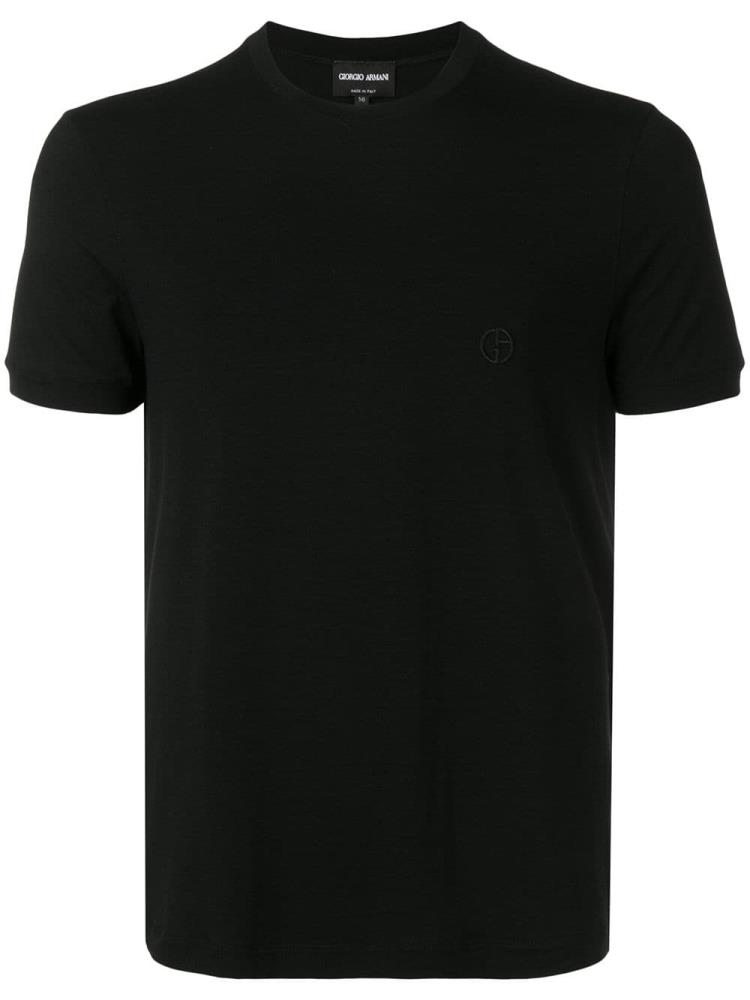 Camiseta Giorgio Armani Slim Fit Hombre Negras | NK9C12U2