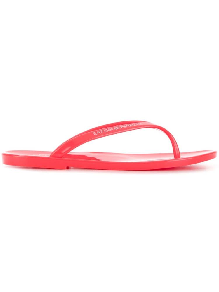 Chanclas Ea7 Emporio Armani Tanga Mujer Rojas | L5PM7CIF