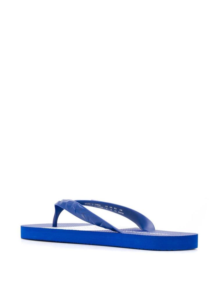 Chanclas Armani Emporio Logo Hombre Azules | 7GG0D7E8