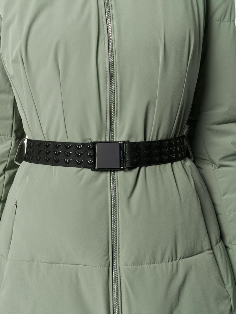 Chaquetas Armani Emporio Belted Puffer Jacket Mujer Verde | 8G0N94KD