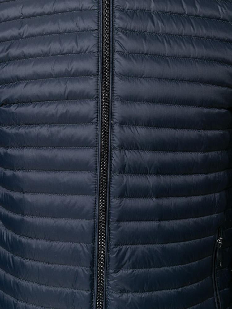 Chaquetas Armani Emporio Padded Zip Up Hombre Azules | KZN9V0YR