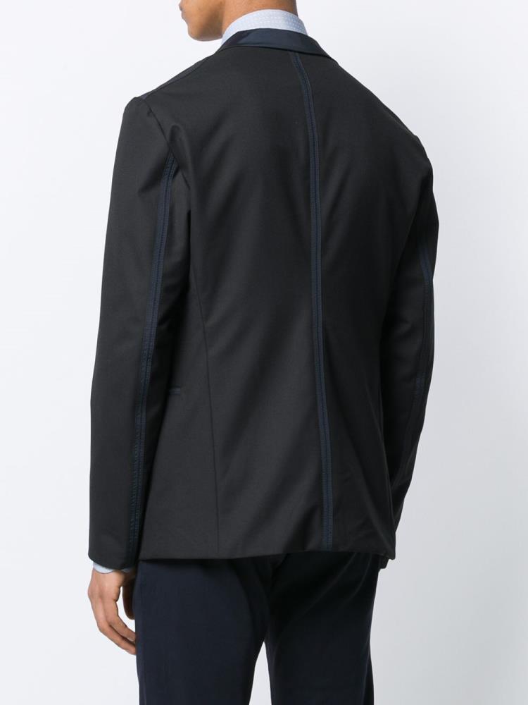 Chaquetas Armani Emporio Suit Casuales Hombre Negras | BZ4ZGQTI