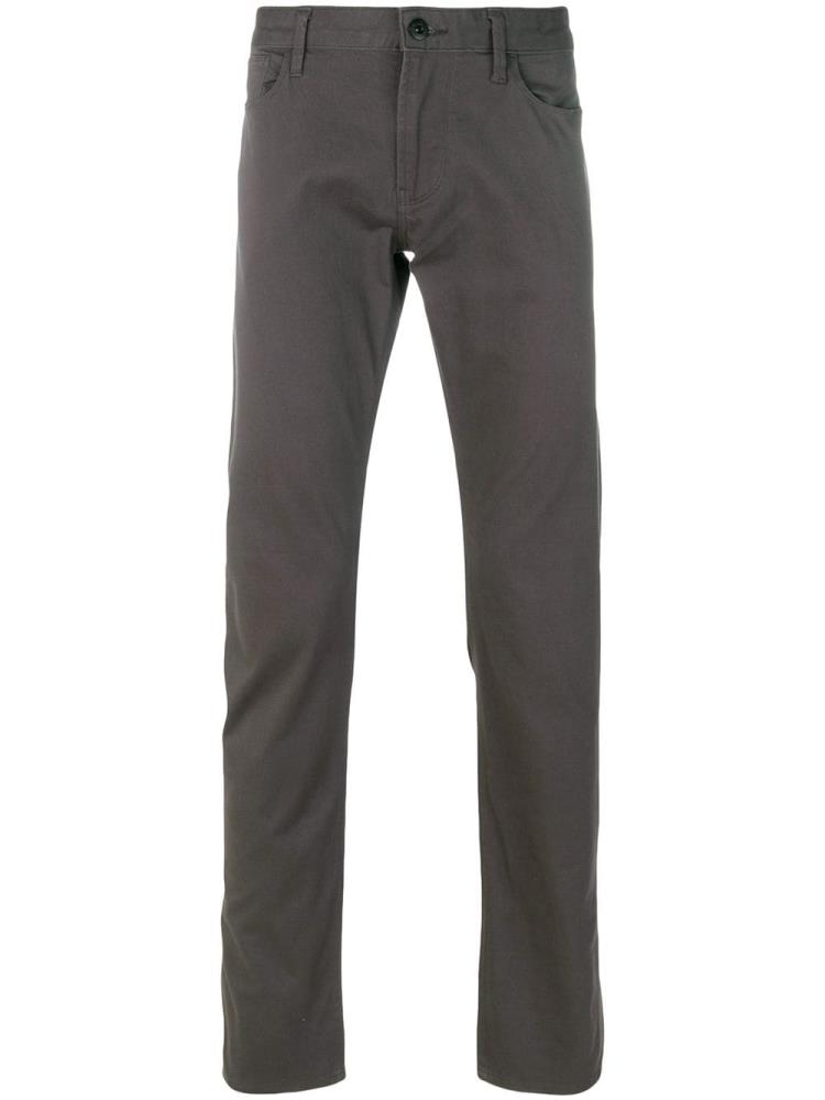 Chinos Armani Jeans Straight Leg Hombre Gris | CPLTWGCS