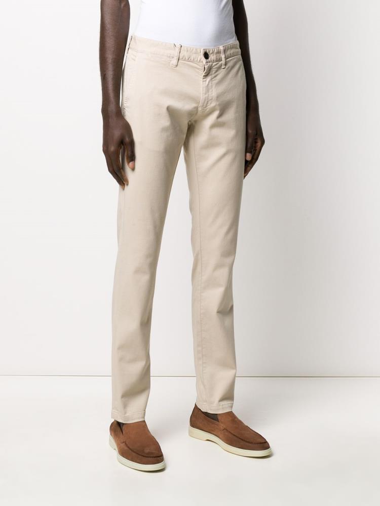 Chinos Armani Emporio Slim Fit Hombre Beige | F6X9MTDH