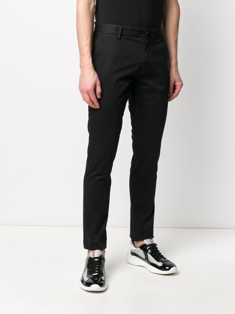 Chinos Armani Emporio Straight Leg Hombre Negras | 7IJI60ZG