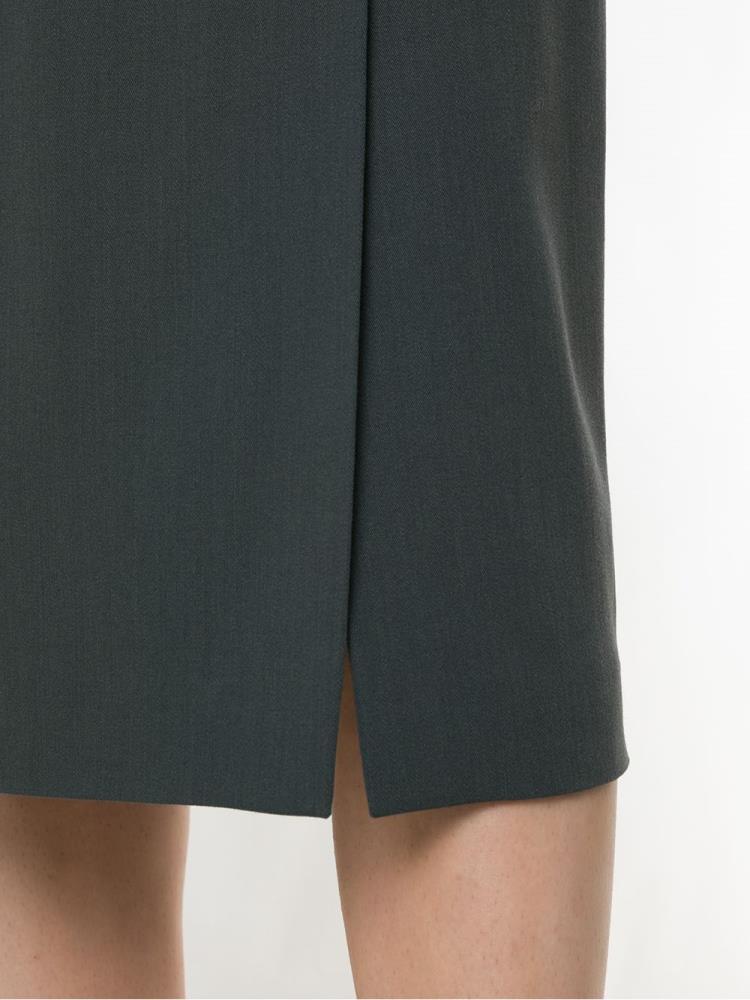 Falda Armani Emporio High Rise Pencil Skirt Mujer Gris | 60H11NYI