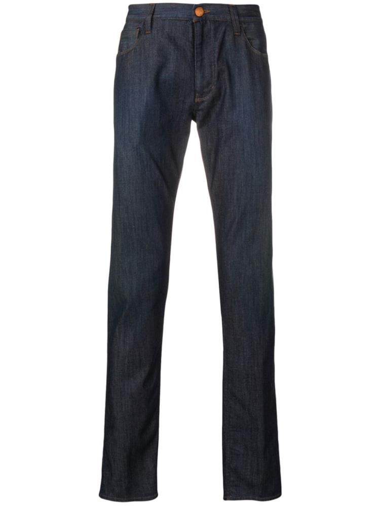 Jeans Giorgio Armani Straight Hombre Azules | ARAX2Y9S