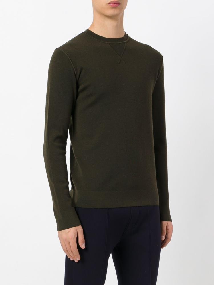 Jerséis Armani Emporio Crew Neck Hombre Verde | POV4ANYW