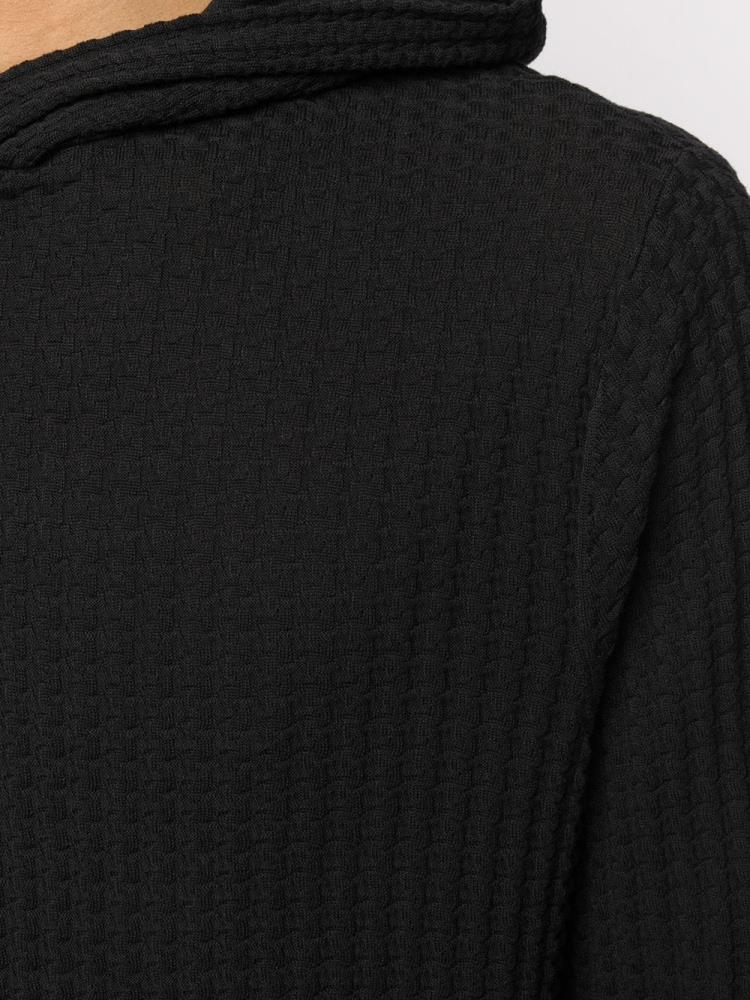 Jerséis Armani Emporio Encapuchado Knit Hombre Negras | 9V88DNZ8