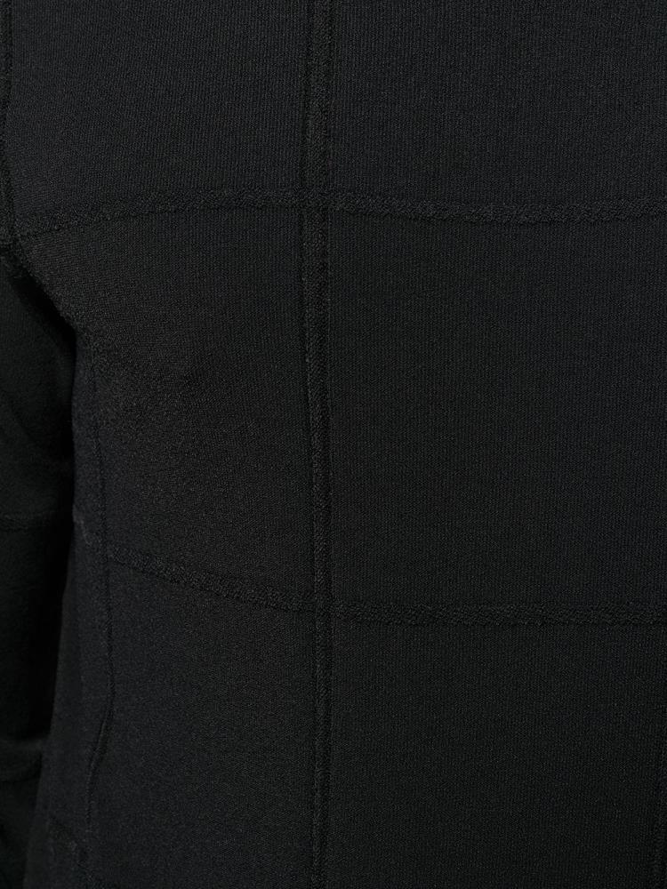 Jerséis Giorgio Armani Crew Neck Grid Hombre Negras | 6VPTH10O