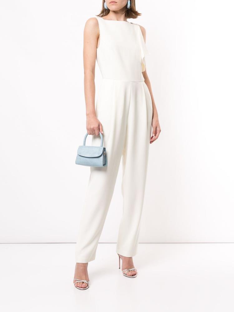 Jumpsuit Armani Emporio Draped Detail Mujer Blancas | TNL6G6LT