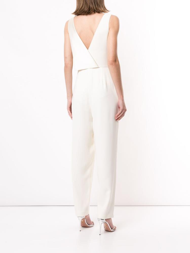 Jumpsuit Armani Emporio Draped Detail Mujer Blancas | TNL6G6LT