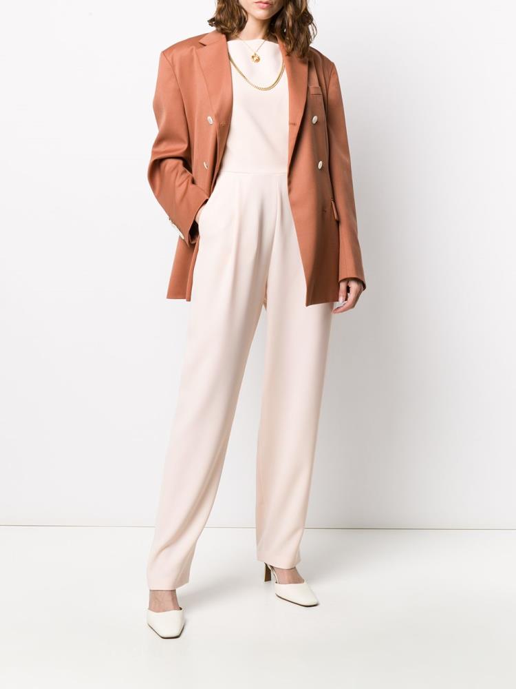 Jumpsuit Armani Emporio Ruffled Mujer Beige | XJA3B4ME