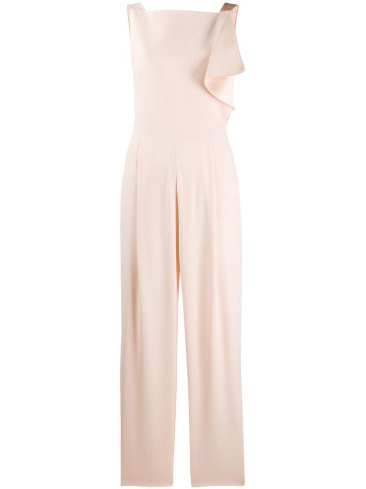 Jumpsuit Armani Emporio Ruffled Mujer Beige | XJA3B4ME