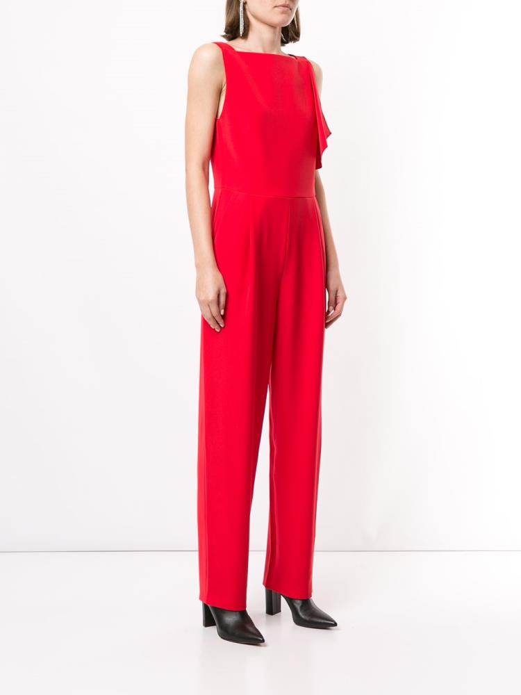 Jumpsuit Armani Emporio Ruffled Sin Manga Mujer Rojas | 3W5P3XMD