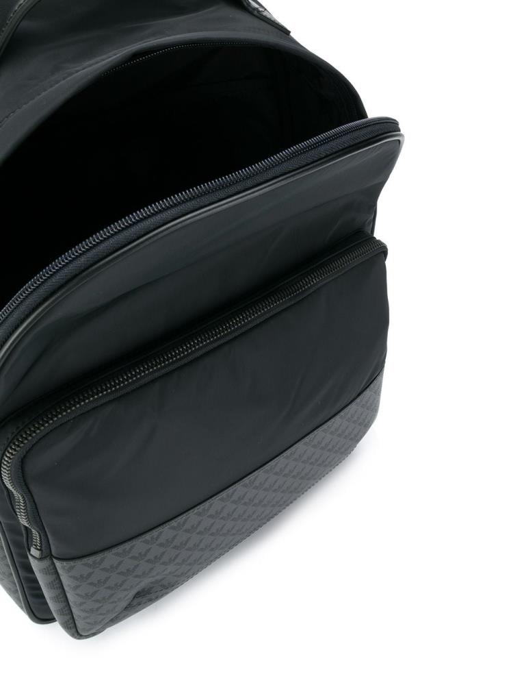 Mochilas Armani Emporio Classic Hombre Negras | DCKD0B1A