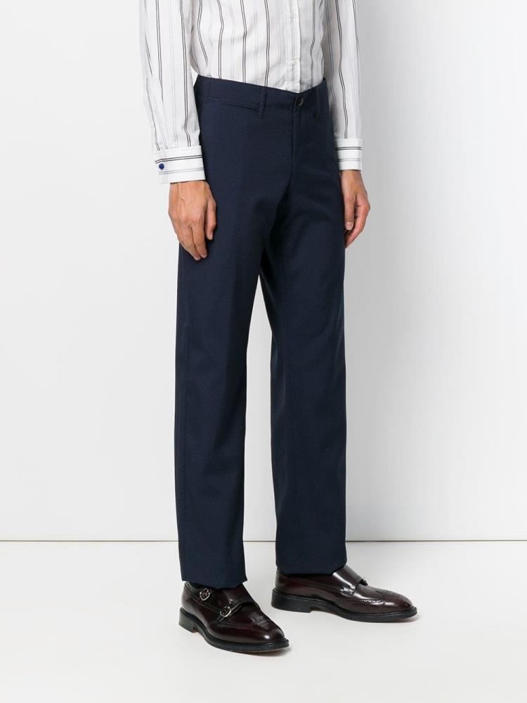 Pantalones Armani Collezioni Tailored Fitted Hombre Azules | A33YHXNM