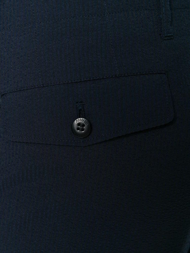 Pantalones Armani Collezioni Tailored Fitted Hombre Azules | A33YHXNM