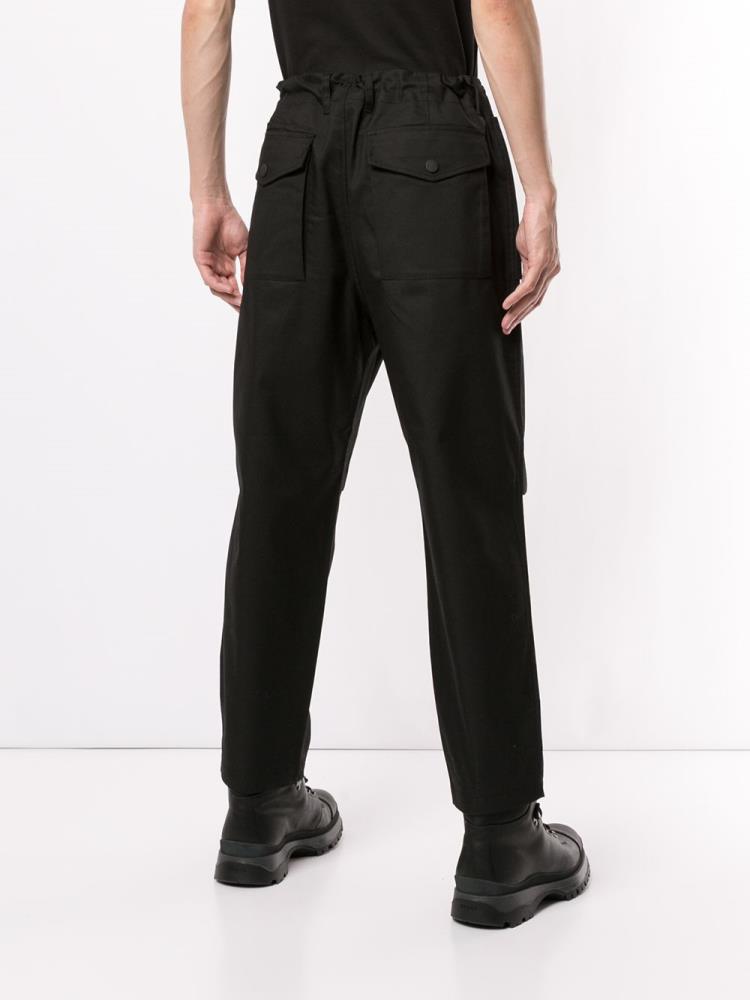 Pantalones Armani Emporio Cargo Drawstring Hombre Negras | X3AH1NN7