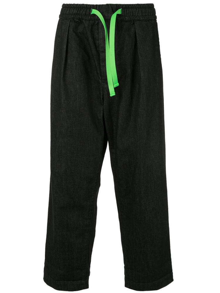 Pantalones Armani Emporio Drawstring Cintura Loose Fit Hombre Negras | S778H6SH