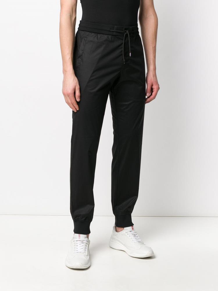 Pantalones Armani Emporio Drawstring Cintura Pista Hombre Negras | TG8ZILDD