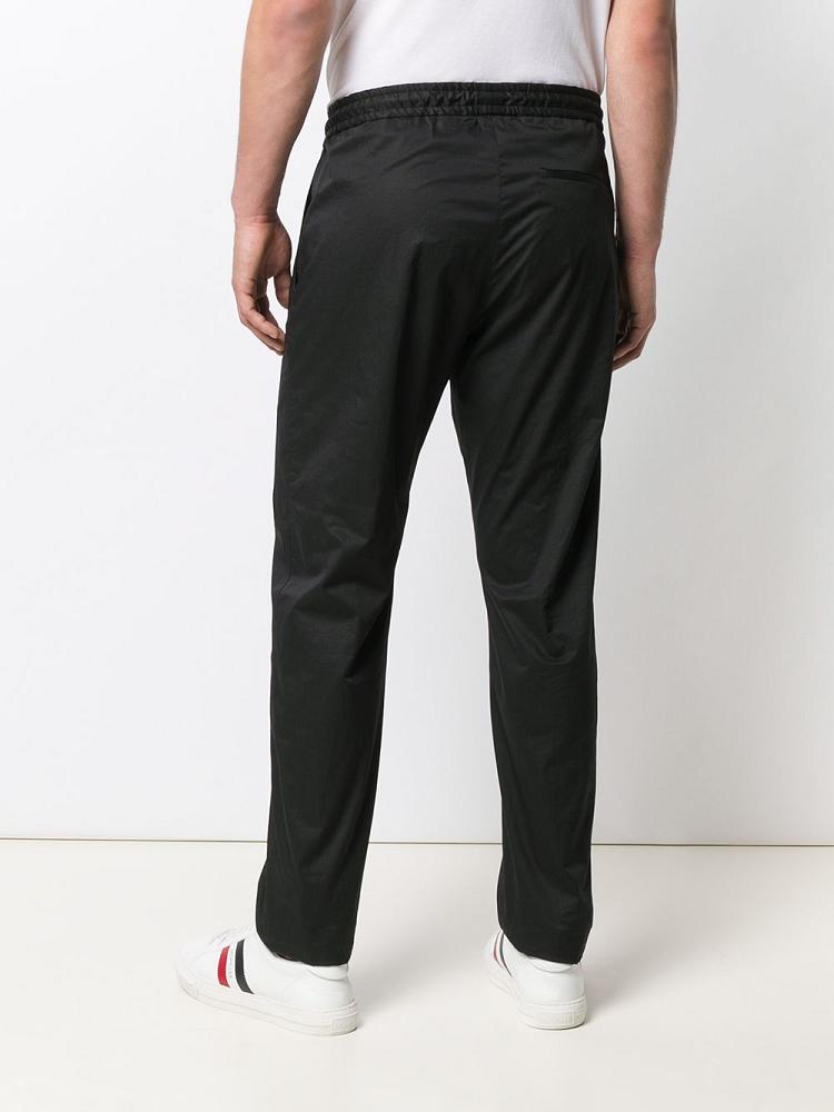 Pantalones Armani Emporio Drawstring Straight Leg Hombre Negras | YTGZZJO2