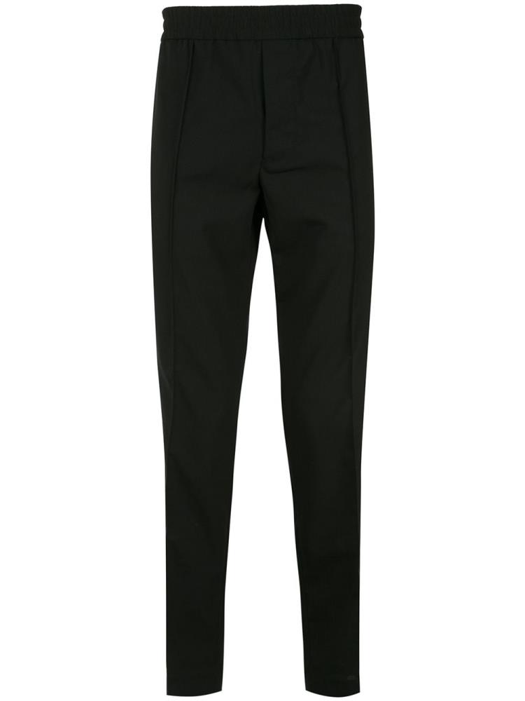 Pantalones Armani Emporio Elasticated Cintura Slim Fit Hombre Negras | OG880OAX