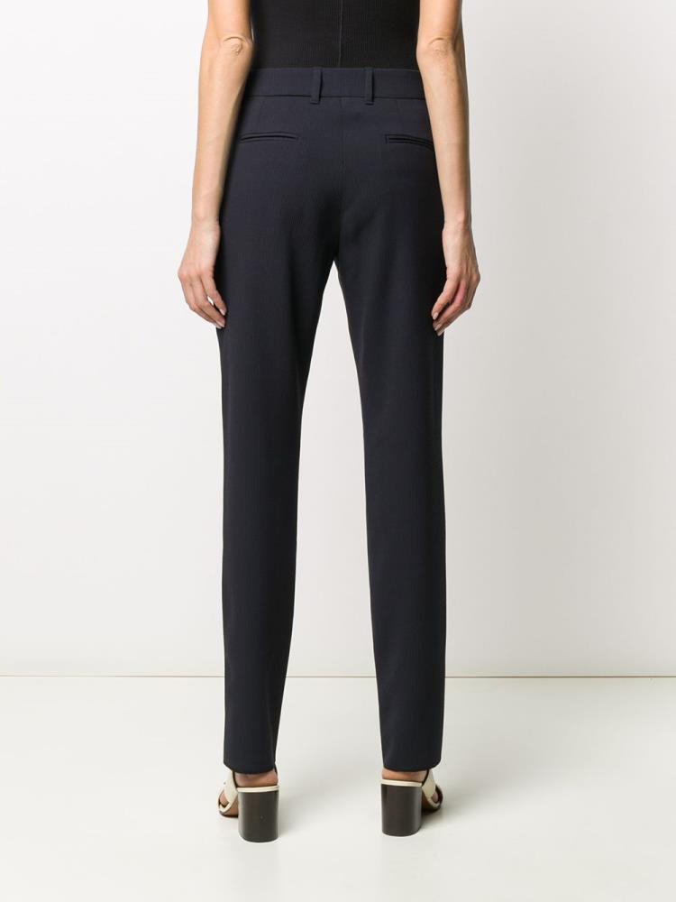 Pantalones Armani Emporio High Waisted Slim Fit Mujer Azules | R8RJLKKB