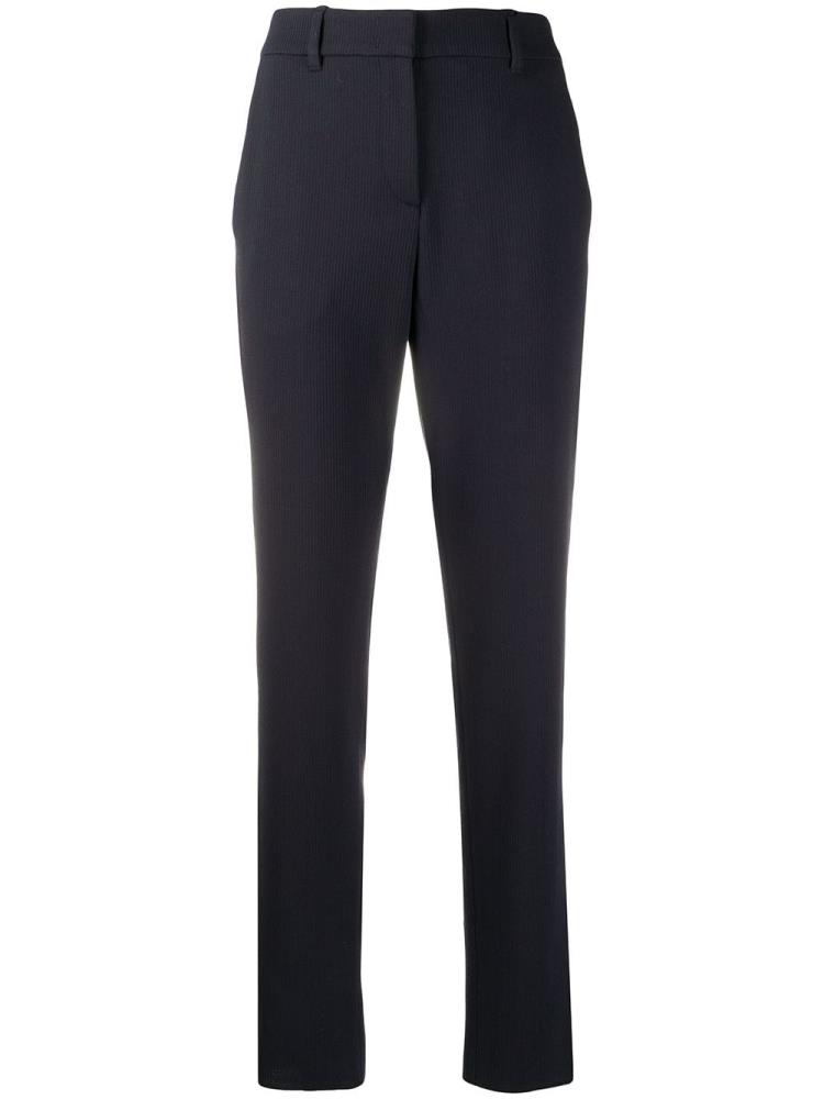 Pantalones Armani Emporio High Waisted Slim Fit Mujer Azules | R8RJLKKB