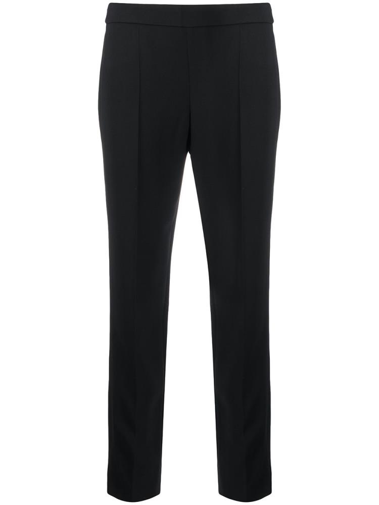 Pantalones Armani Emporio Pintuck Slim Fit Mujer Negras | REOKZYFE