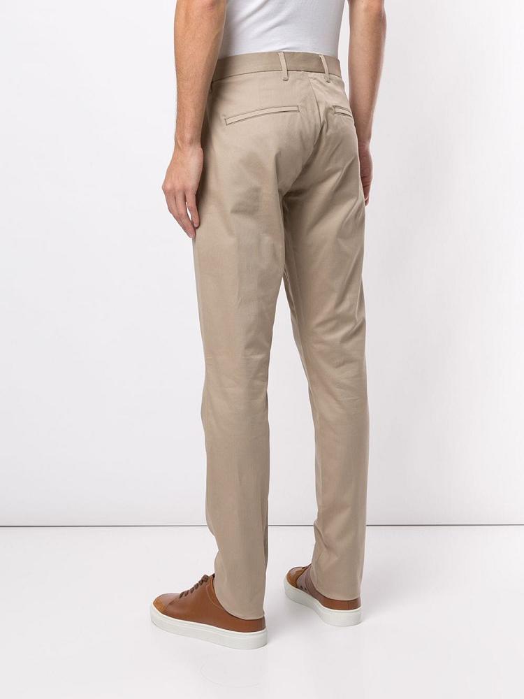 Pantalones Armani Emporio Plain Straight Tailored Pants Hombre Marrones | J43M5V3Q