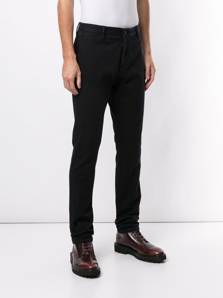 Pantalones Armani Emporio Plain Straight Hombre Azules | ZRBWL1CV