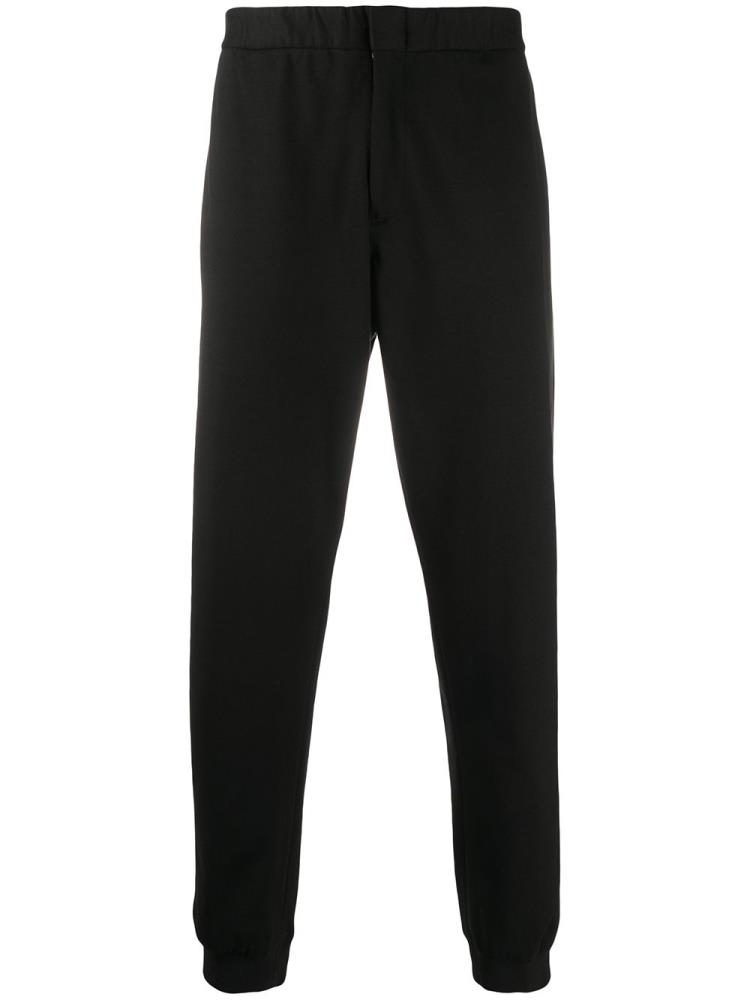 Pantalones Armani Emporio Relaxed Fit Cuffed Hombre Negras | MSBU6L1W