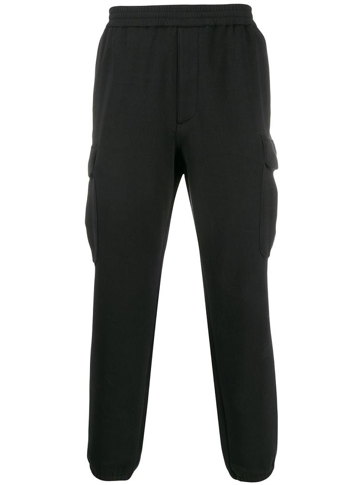 Pantalones Armani Emporio Side Logo Pista Hombre Negras | 9WMRNKHY