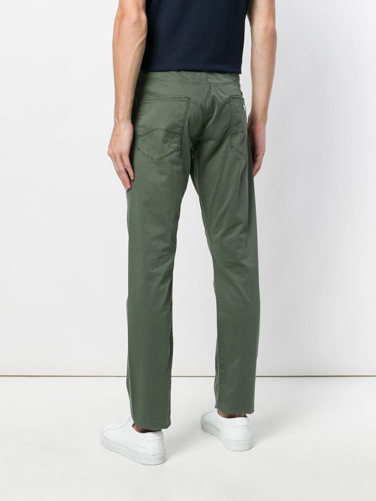 Pantalones Armani Emporio Straight Leg Hombre Verde | QVBCSIXW