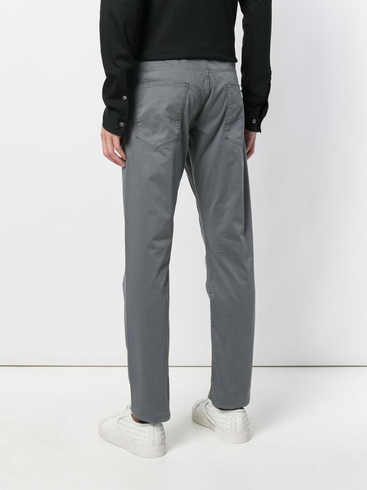 Pantalones Armani Emporio Straight Leg Hombre Gris | YIK6032F