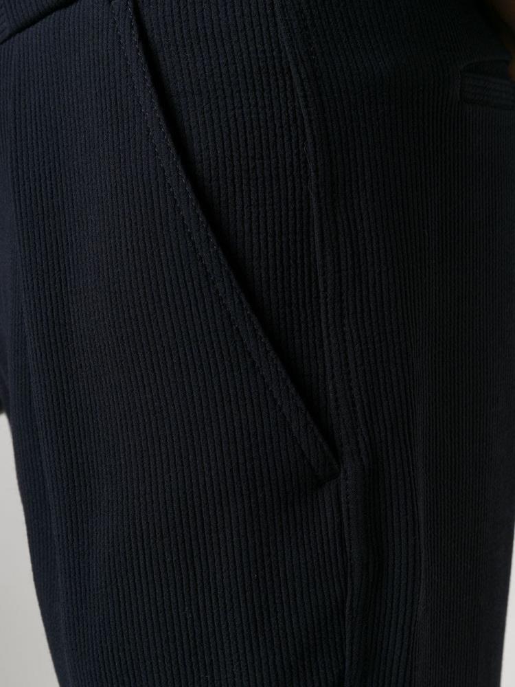 Pantalones Giorgio Armani Corduroy Straight Leg Hombre Azules | TYYQ9599