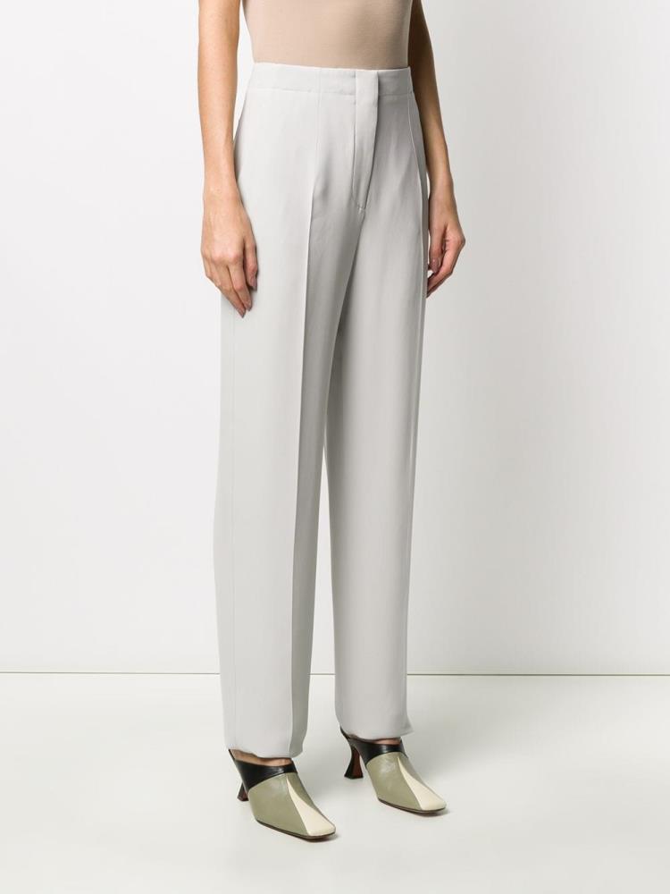 Pantalones Giorgio Armani Flared Estilo Mujer Gris | N5I8Y5VH