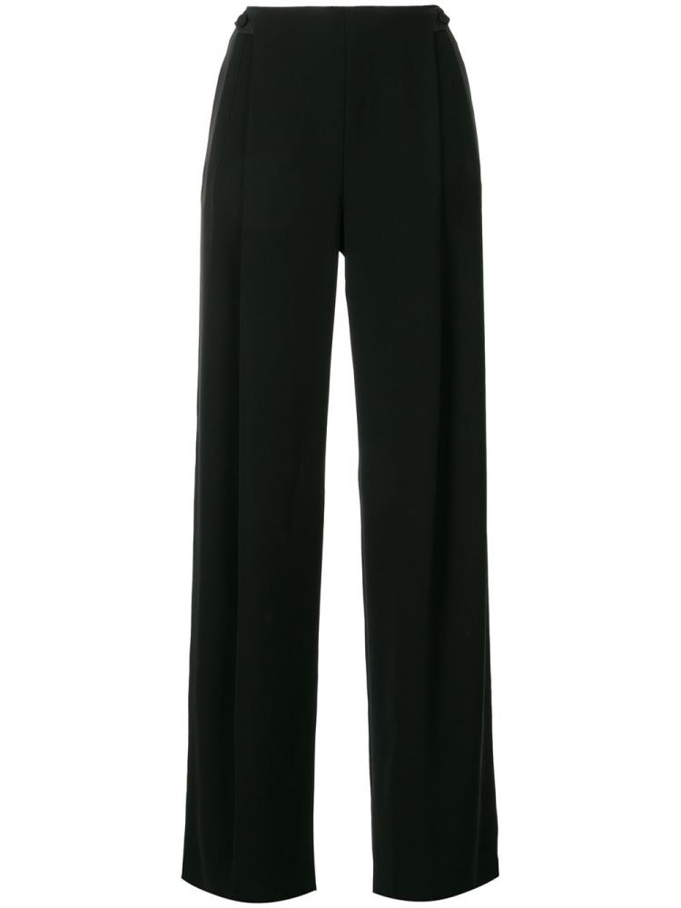 Pantalones Giorgio Armani High Waisted Pleated Mujer Negras | 3LPXJ4B5