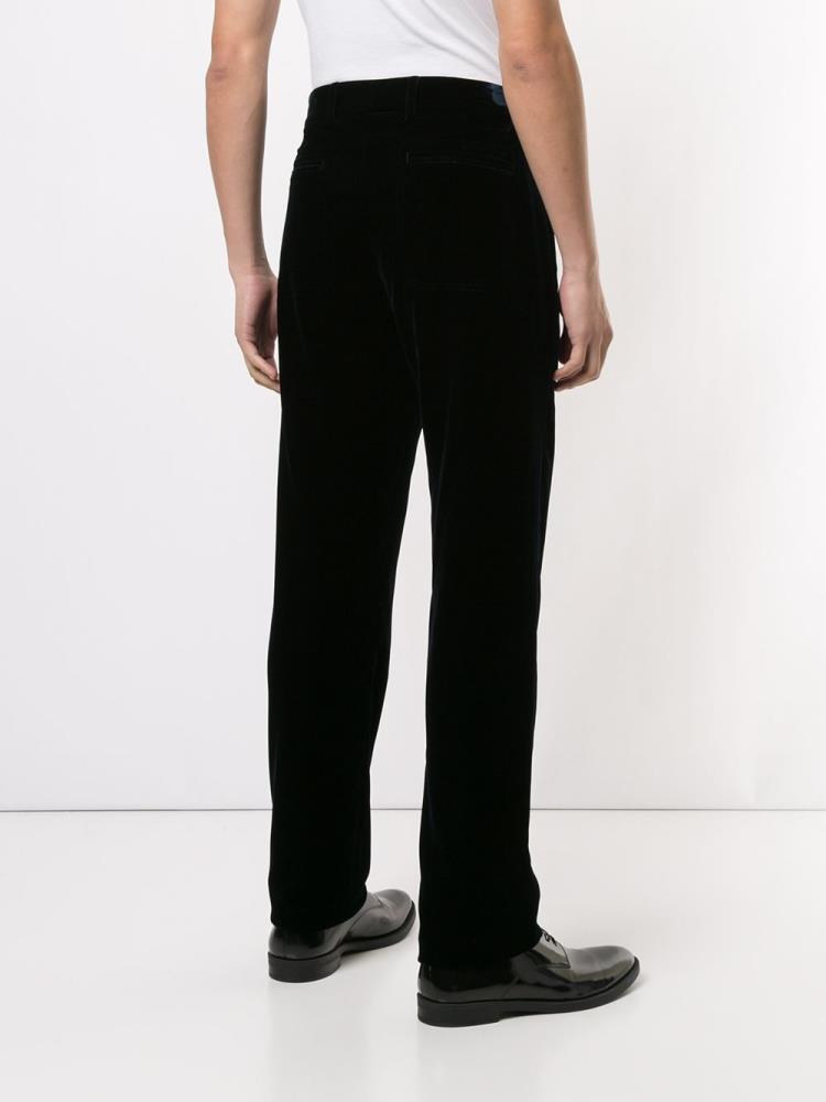 Pantalones Giorgio Armani Tailored Velvet Hombre Azules | BBR4SBNW