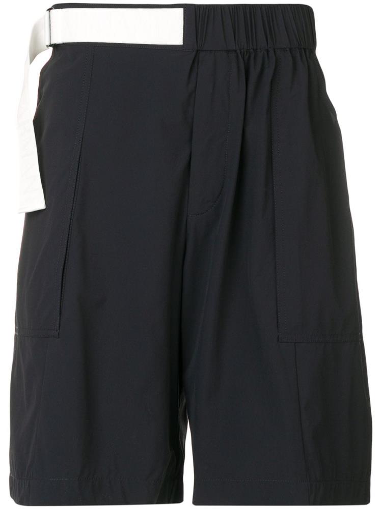 Pantalones Cortos Armani Emporio Adjustable Correr Shorts Hombre Negras | EEGOKLLD