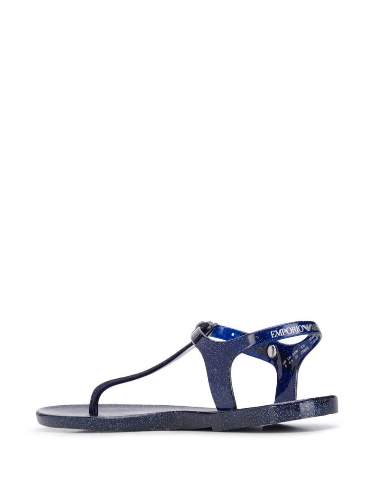 Sandalias Armani Emporio Glittered Y Front Mujer Azules | FF45C337