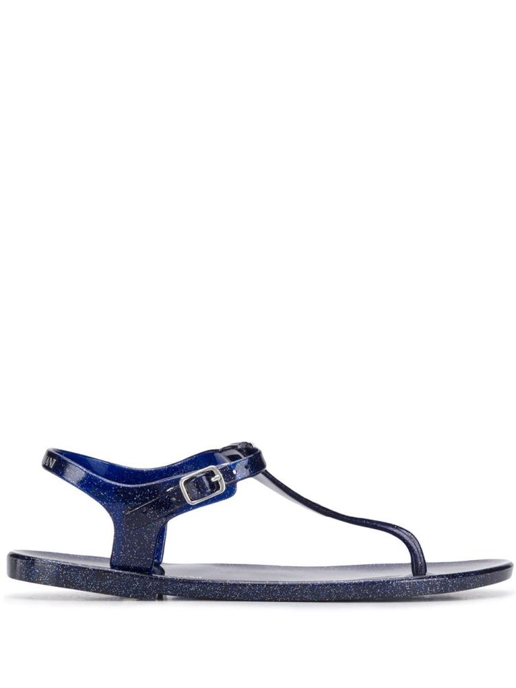 Sandalias Armani Emporio Glittered Y Front Mujer Azules | FF45C337