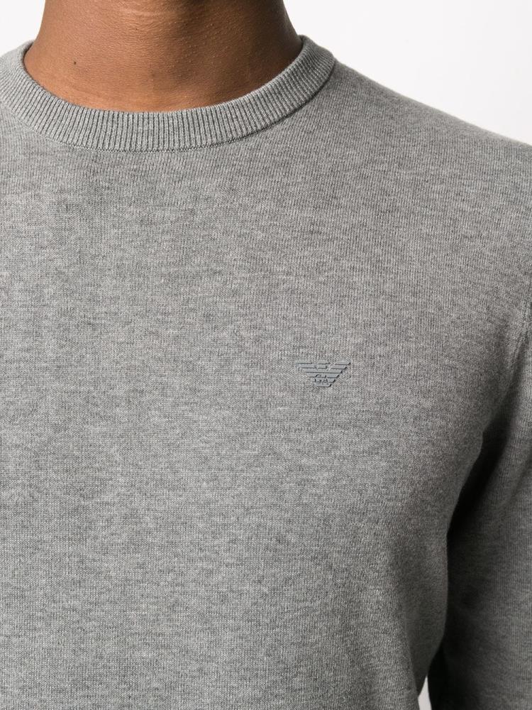 Sudaderas Armani Emporio Crew Neck Hombre Gris | Q1W2ZFHC