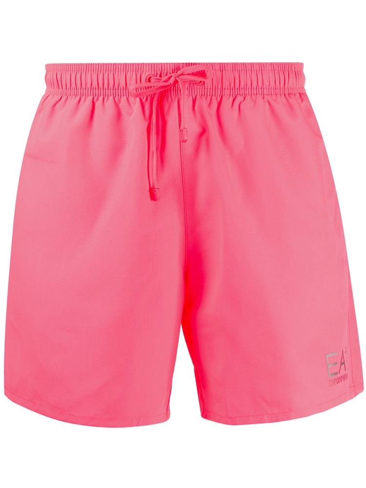 Swim Shorts Ea7 Emporio Armani Straight Leg Hombre Rosas | 1YPWDGWT