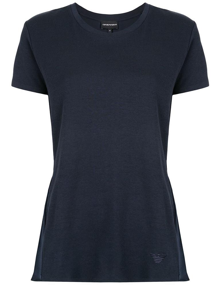 Tops Armani Emporio Flared Knitted Mujer Azules | JTUKS5W2