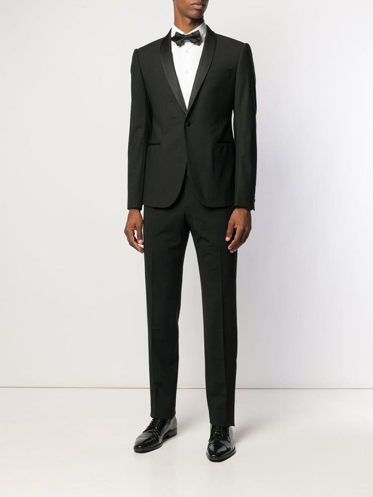 Trajes Armani Emporio Stretch Wool Tuxedo Hombre Negras | JZB0BPJV